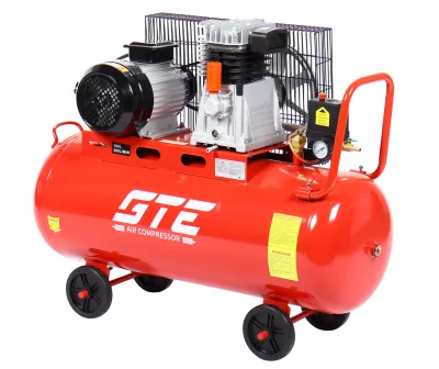 Компрессор поршневой ременной 380В 300л/мин. ресивер-100л одноступенчатый GTE