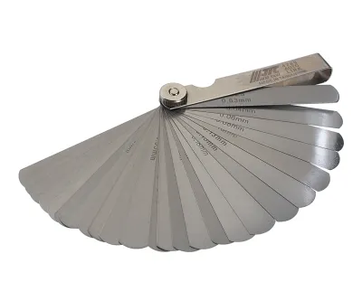 Набор щупов 0.04-0.63мм (0.0015"-0.025") прямых для установки зазора 26шт. JTC