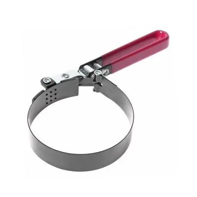 Съемник фильтров масляных 95-110мм стальная лента с поворачивающейся рукояткой JTC