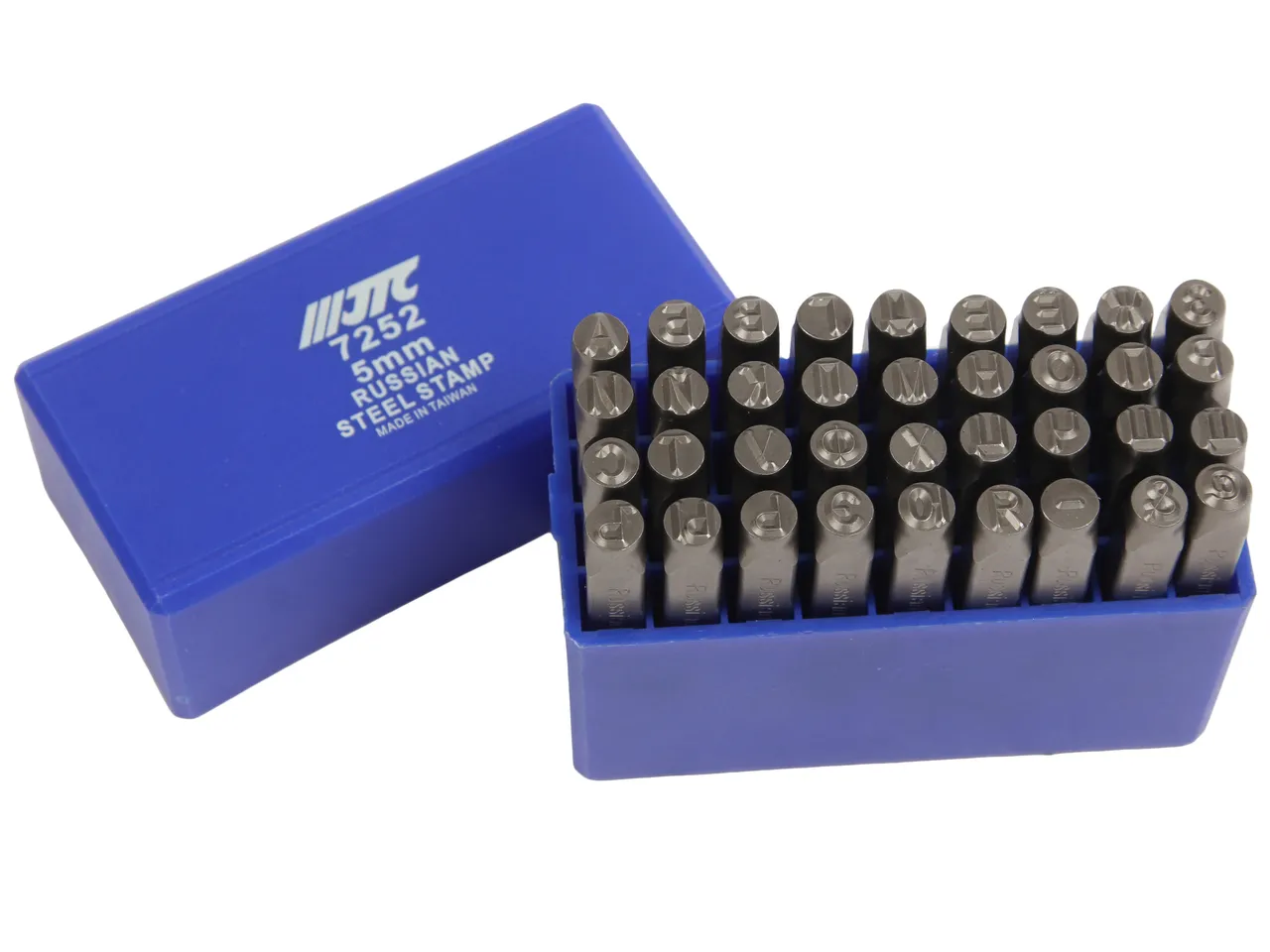 Клейма буквенные кириллица 5мм (HRC 60+-2град. DIN 1451) JTC купить