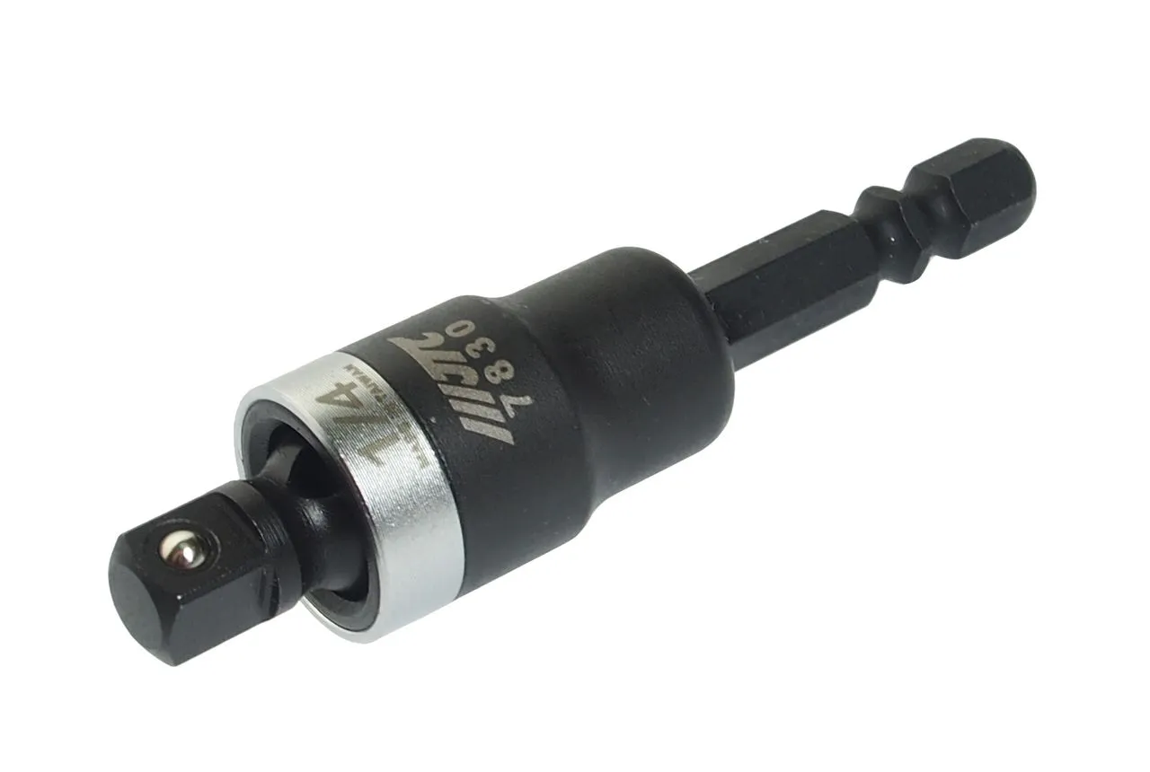 Адаптер 1/4"х1/4" карданный под шуруповерт JTC купить