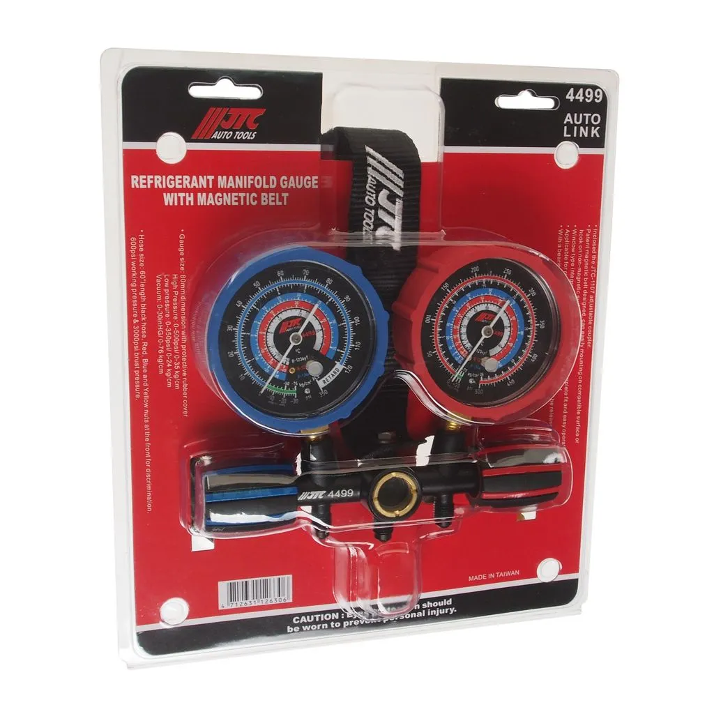 Устройство для заправки автокондиционера с магнитным ремнем JTC купить