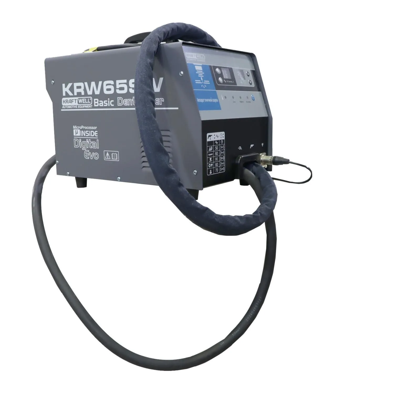 KraftWell KRW65SW/220L Аппарат для контактной точечной сварки 220 В (споттер)