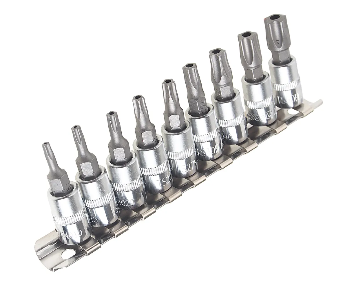 Набор бит-головок 1/4" TORX 5-ти гранных TS10H-TS50H 9 предметов JTC купить
