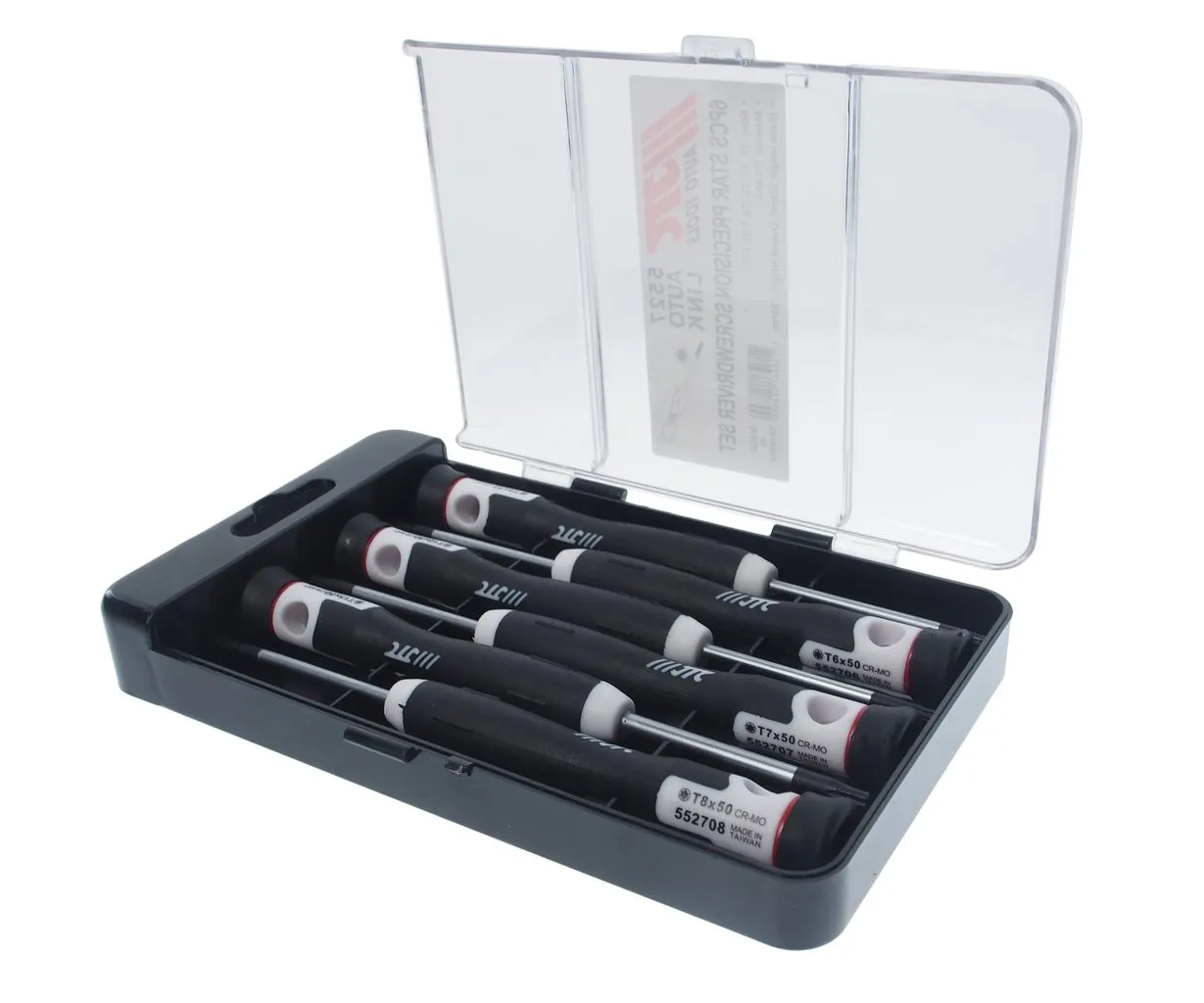 Набор отверток прецизионных T6-Т10, T15 L=150мм 6 предметов JTC купить