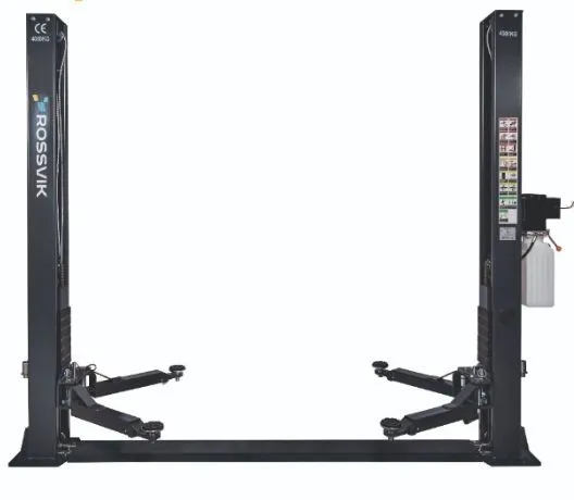 Электрогидравлический подъемник T4E Rossvik Автоподъемник двухстоечный с прямыми лапами