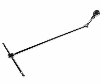 Вороток 1/4" L=460мм Т-образный с поворотной трещеткой 72 зуба JTC