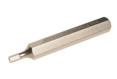 Бита HEX H4х75мм 10мм 6-ти гранная удлиненная S2 JTC