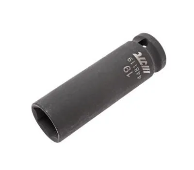 Головка торцевая 1/2" 19мм ударная тонкостенная глубокая L=82мм JTC