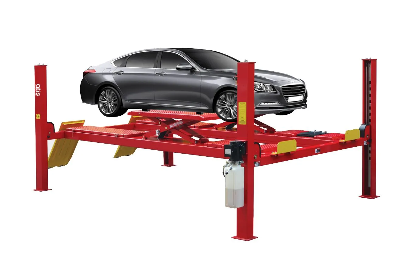 Электрогидравлический подъемник A445AWX (PEAK 410AWX) Подъемник четырехстоечный, двухуровневый 4,5 т., под 3D сход-развал