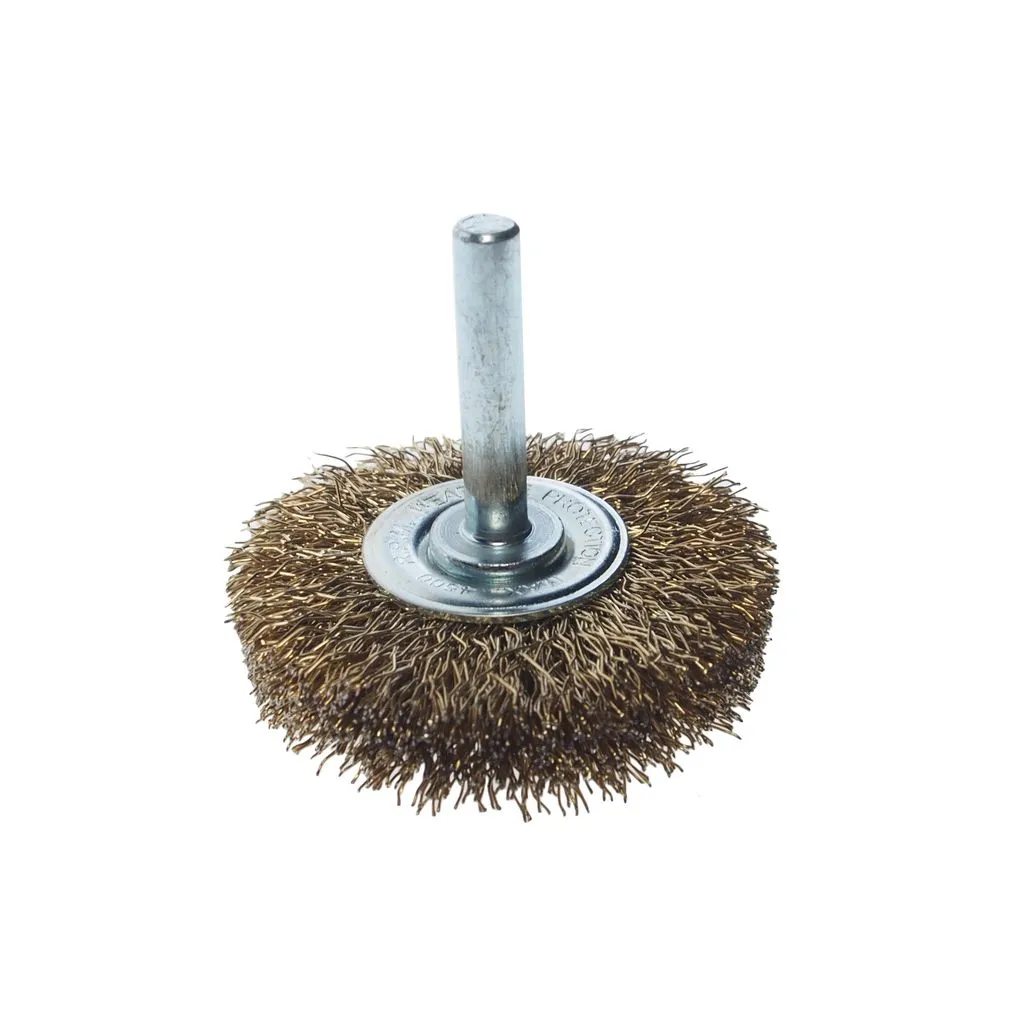 Кордщетка для дрели дисковая 50х10мм латунь JTC купить